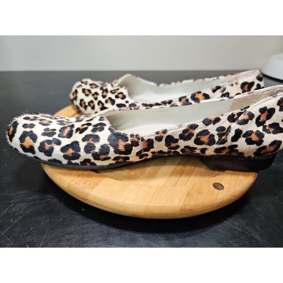 Antonio Melani‎ "SPLENDID" Cheetah Print Textured Leather Ballet Flats W/7 *EUC - Picture 8 of 16